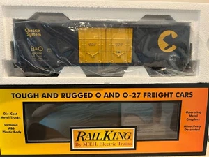 MTH 30-71173 O Chessie 50' Double Door Plugged Boxcar NIB - Picture 1 of 4