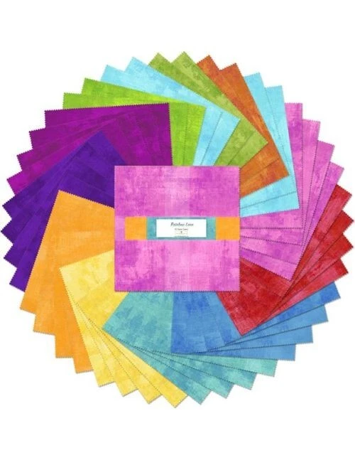 Rainbow Lane By Wilmington Prints - 10 Karat Gems/Layer Cake Foto 1 de 1