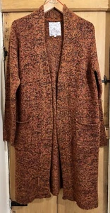 FALMERS HERITAGE CARDIGAN COATIGAN LONG WOOL MIX SMALL SOFT IMMACULATE SPRING - Picture 1 of 8