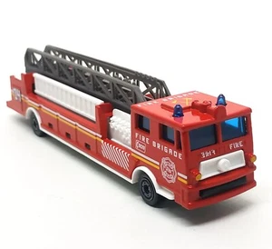 Majorette Pompier Grande Echelle Fire Brigade - Ladder Fire Truck 1/86 5" in Box - Picture 1 of 8