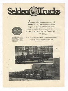 1919 Selden Truck Sales Co. of Rochester, NY Ad: Sears & Roebuck Delivery Trucks - Picture 1 of 1