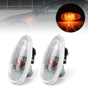 2X Fender Side Marker Turn Signal Lights For 2003-06 Mitsubishi Lancer Outlander - Picture 1 of 12