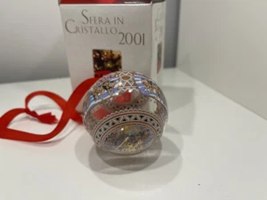 Hutschenreuther Glass Christmas Ornament 2001 With Ovp - Top Condition. - Picture 1 of 2
