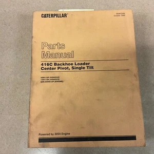 CAT Caterpillar 416C PARTS MANUAL BOOK CATALOG TRACTOR BACKHOE LOADER sn 4ZN 1AR - Picture 1 of 4