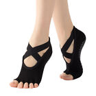 Ladies Half Toe Non-slip Grip Barre Yoga Pilates Toeless Gym Dance Ballet Socks