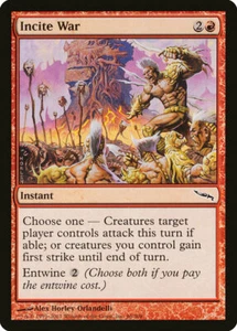 FOIL Incite War | MtG Magic Mirrodin | English | Moderately Played - Picture 1 of 1