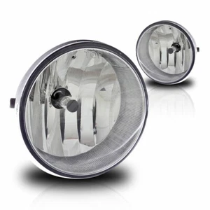 Fog Lights For Toyota Sequoia Solara Tacoma Tundra Chrome Housing Clear Lens DOT - Picture 1 of 4