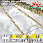 Chain And Sprocket Kit For Suzuki Dr Z400 E 2009 Gold Xring