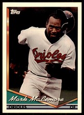 1994 Topps Mark McLemore E Baseball Card #370