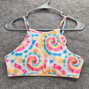 Bobbie Brooks Bikini Top Womens Medium Spiral Tie Dye Swimwear - Picture 1 of 5