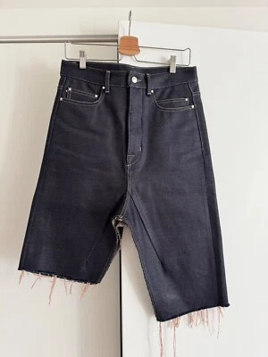 Мужская джинсовая юбка индиго Rick Owens FW18 Sisyphus размер США 29  - Изображение 1 из 4