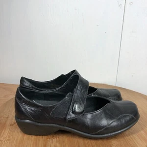 Zapatos Romika 37 Mujer 6.5 Mary Jane Cuero Negro Informales Clásicos Caminar Carrera - Imagen 1 de 12
