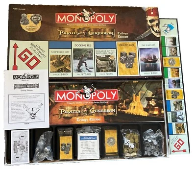 Монополия Пираты Карибского моря издание трилогии настольная игра полная открытая коробка - Изображение 1 из 4