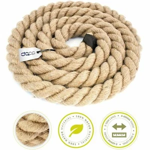 Juteseil Tauwerk Tauseil Juteseile Naturseil Leine ab 5 Meter geflochten - Bild 1 von 9