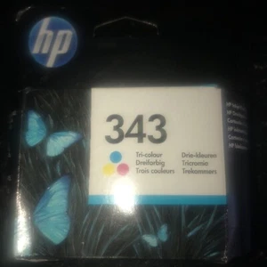 Original HP 343 Cartouches d'Encre Cyan/Magenta/Jaune (C8766EE) Neuf. - Picture 1 of 2