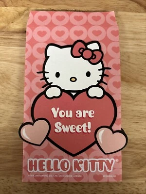 Sanrio Hello Kitty Paper Treat Bags 12 Pcs. Birthday Party Valentines Day Love - Image 1 of 4