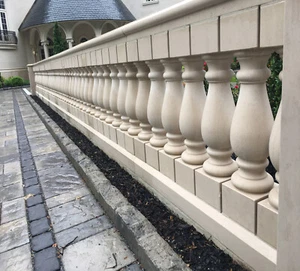 Beautiful Marble Balustrades. hand made pillars, rails and balusters (1 foot) - Picture 1 of 11