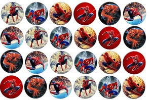 Papel comestible para oblea de arroz 48 x 3 cm Spiderman Fairy Cup Cake Toppers - Imagen 1 de 2