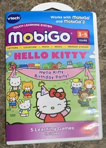 Vtech MobiGo Game Cartridge Hello Kitty - Hello Kitty Birthday Party! 3-5 yrs - Picture 1 of 3