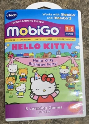 Vtech MobiGo Game Cartridge Hello Kitty - Hello Kitty Birthday Party! 3-5 yrs  - Image 1 of 3