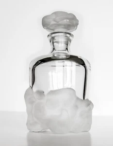 CRYSTAL BOHEMIA STONE DECANTER - Picture 1 of 3