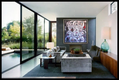 Pintura Gouache Original JIANG TieFeng Grande Firmada Mujer Desnudo Chino Óleo Foto 1 de 4