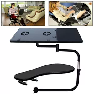 Stuhl-Armlehne Tastatur Mauspad Stuhl-Arm-Klemmst��tze Laptop-Halter Halterung - Bild 1 von 23