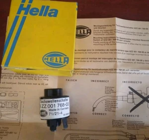 Opel VW Audi Mercedes Reverse Switch Hella 6ZZ001768031 - Picture 1 of 2