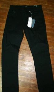 Men's Splash DNM Skinny Low Rise Black Jeans NWT Size 31" X 32" - Picture 1 of 5