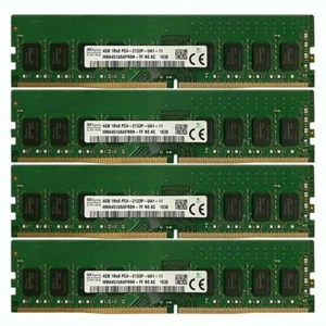 4x SK hynix 4GB 1RX8 PC4-2133P DDR4 17000MHz 288Pin UDIMM Desktop Memory RAM - Picture 1 of 5