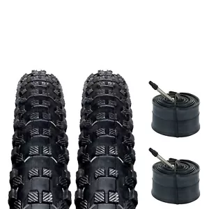 ZOL Bundle 2 Pack Z1221 Mtb Tires and Tube 29x2.10, Presta/French 48mm Valve - Picture 1 of 3