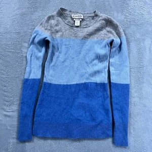 Nanette Lepore Sweater Women Small 100% 2 Ply Cashmere Long Sleeve Soft Pullover - Picture 1 of 6