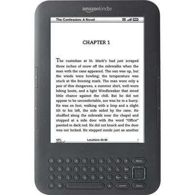 Amazon Kindle Keyboard 3rd Gen D00901 WiFi , Black, - Image 1 of 4