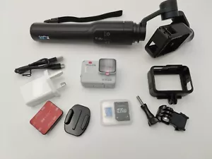 GoPro HERO7 Black(White Edition) Action Camera+Karma Grip Gimbal Stabiliser 64GB - Picture 1 of 1