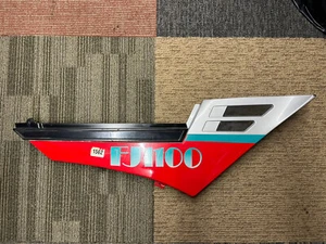 1984 1985 85 Yamaha FJ 1100 OEM Right Side Cover Panel Red Blue Grey - Picture 1 of 15