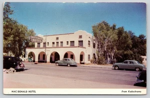 Vintage MacDonald Hotel Las Vegas Nevada Bud Baldwin Chrome Postcard - Picture 1 of 2