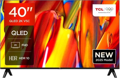 TCL TV LED Direct QLED FHD Smart Da 40'' Con Android TV E HDR - Compatibile Con  - Immagine 1 di 4