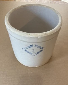 Vintage The Pittsburg Pottery Co Pittsburgh Kansas 2 Gallon Stoneware Crock - Picture 1 of 10