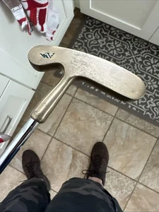 Wilson Augusta 2-Way RH LH Brass Blade Putter Golf Club 34.5" - Picture 1 of 5