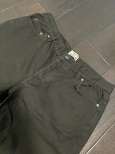 Acne Studios Town Stay Cash schwarze Knopfleiste Herrenjeans Größe 36 x 32 gerade - Bild 1 von 11
