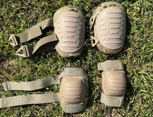 USGI OCP Scorpion Combat Elbow & Knee Pads COMPLETE Set EXCELLENT - Picture 1 of 17
