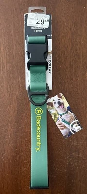 "Collar para perro Backcountry Petco verde resistente al agua talla XXL 27-38""" Foto 1 de 4