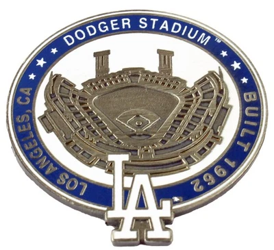 Prendedor del estadio de los Dodgers de Los Ángeles - Construido 1962 - Limitado a 1000 Foto 1 de 3