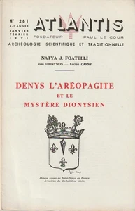 ATLANTIS N°261 JANVIER FEVRIER 1971. DENYS L ARÉOPAGITE ET LE MYSTERE DIONYSIEN. - Picture 1 of 1