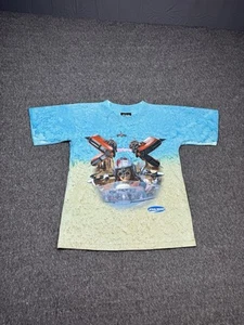 Star Wars Youth Shirt XS Blue Episode 1 Phantom Menace Anakin Tie Dye Vintage - Picture 1 of 11