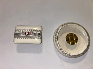 Vintage Evans Zigarettenetui & passender Aschenbecher - Bild 1 von 5