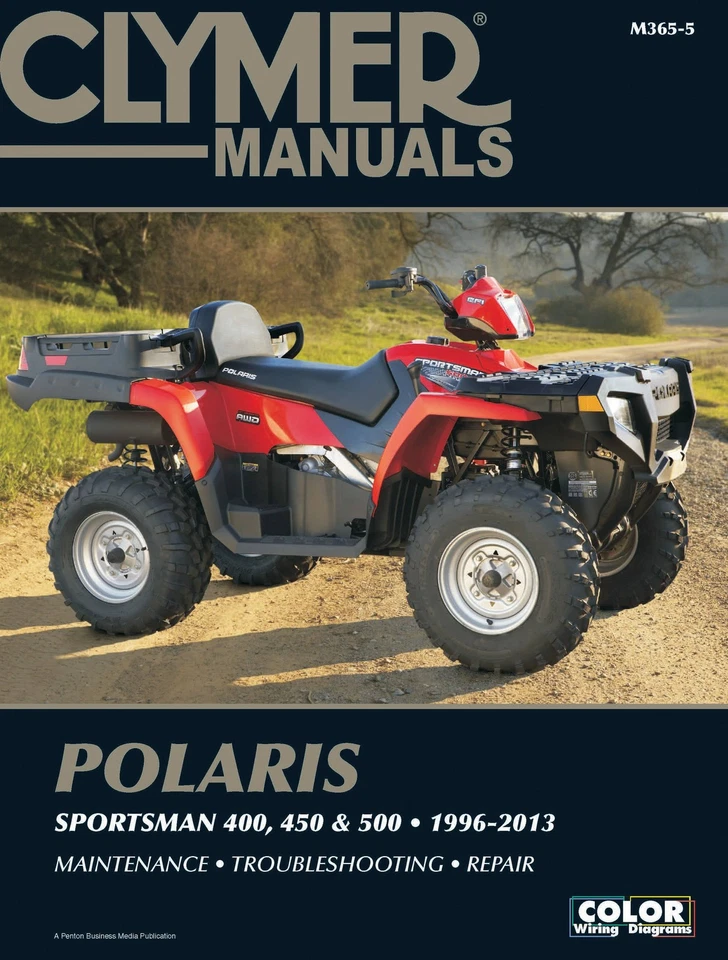 Manual de reparación Polaris Sportsman 400/450/500 1996-2013 Clymer Foto 1 de 1