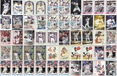(50) Yasiel Puig Los Angeles Dodgers Lot MLB Baseball Cards Collection - Image 1 of 4