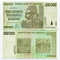 ZIMBABWE 50,000 50000 DOLLARS 50 THOUSAND 2008 P 74 UNC