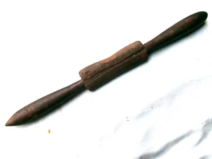 AWESOME TWO-HANDED LEATHER BURNISHER - WAIST GLAZER - BOTTOM GLAZER - SLICKER - Picture 1 of 5
